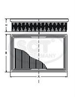 Mannol SCT SB 2279 фильтр воздушный CITROEN/PEUGEOT C4/308/3008 1.6 06-