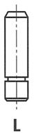 Втулка клапана OPEL Ascona/Kadett 1.8 82&gt 12.04x8x