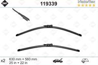 Щётка стеклоочистителя MB W222 13&gt (640/570mm) к-т VISIOFLEX