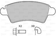 Колодки тормозные передние PSA 206/306/XSARA