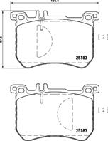 Колодки тормозные дисковые  комплект