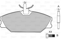 Колодки пер Meg Sc(после 03 99) JAO4 LA04)(GDB1405)