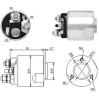 Реле втягивающее Mercedes A190 (W168)   B 200 (W24