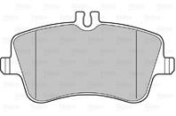 Колодки тормозные дисковые передние 598448 от производителя VALEO