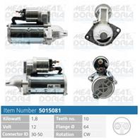 Стартер 12V 1 8KW Opel Corsa C (X01)  Meriva (X03)