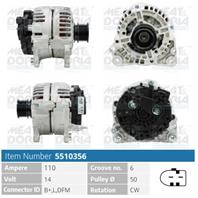 Генератор 14V 110A Audi A2 (8Z0)  VW Polo (6N2) 1.4
