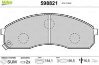 Комплект тормозных колодок, дисковый тормоз