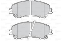 Колодки тормозные nissan qashqai 14- перед_wva2206