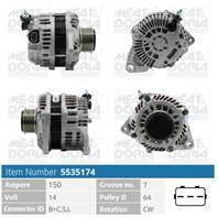 Генератор 14V 150A Nissan Pathfinder III  NP300 (D