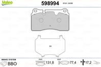 Колодки торм пер VW Touareg 02- PR-1LE
