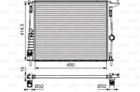 Радиатор RENAULT DUSTER/LOGAN/SANDERO/ LADA LARGUS 1.2-1.6/1.5D -A/C 09-