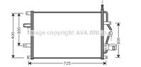 Конденсер VOLVO S60 / S80 / XC70 2.0-3.0 97-07