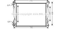 60235 / AI2233/ РАДИАТОР AUDI A6 2004- 2 0L M.T
