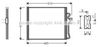 AVA BW5185_=NS94275=GR925070=VL816922=BH7402008 [64538373924] !радиатор конд. B
