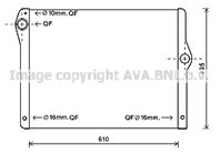 Радиатор BMW F01-F04/F10 3.0 A/T 08-