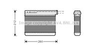 AVA BW6166_радиатор печки! BMW E36 all 90-98