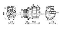 Компрессор кондиционера land rover: range rover iii (lm) 4.2 4x4/4.4 4x4 02-12