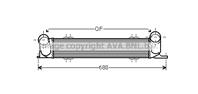 Интеркулер BMW: 1 (E81  E87) 116D/118D/120D 04-  1