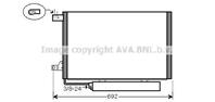AVA MSA5386D_радиатор кондиционера! с осушит. МКПП MB W169/W245 1.5/1.7 04> AVA MSA5386D_радиатор кондиционера! с осушит. МКПП MB W169/W245 1.5/1.7 04>