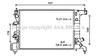 Радиатор CHEVROLET AVEO 1.2/1.4 M/T 11-