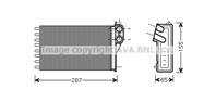 Радиатор отопителя CITROEN: C2 (JM) 1.1/1.4/1.4 16