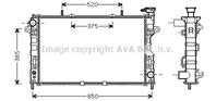 Радиатор DODGE CARAVAN 3.3/3.8 A/T 00-08