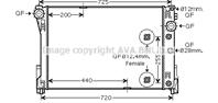 Радиатор MB W204/W212/C212 1.6-6.3/2.2D-3.5D 07-