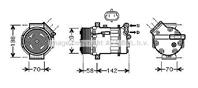 Компрессор: cadillac bls (2006) 1.9 cdti