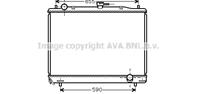 AVA MT2193_радиатор системы охлаждения! МКПП Mitsubishi Pajero 3.5i 24V 93-02