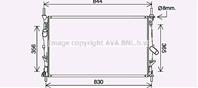Радиатор ford transit ttg 13- 2.2 tdci