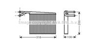 AVA MSA6372 радиатор печки! MB Sprinter All 95-06