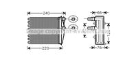 Ava rt6380_[7701065763] !радиатор печки renault t