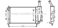 Ava Cooling Systems FTA2275 Радиатор FIAT PUNTO 1.2 99-