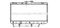 AVA TO2189 Радиатор TOYOTA COROLLA 1.3/1.6 92-98