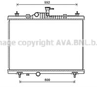 Радиатор системы охлажденияRENAULT Koleos 2.5 (08>)