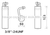 AVA COOLING SYSTEMS DND285 Осушитель кондиционера NISSAN QASHQAI 2.0 07-