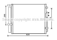 Конденсер HYUNDAI SANTA FE 2.0D/2.2D A/T 12-