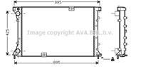 Радиатор RENAULT TRAFIC II 2.5D 01-