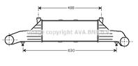 Интеркулер MB W202 2.0K-2.3K/2.2D-2.5D 95-02 Интеркулер MB W202 2.0K-2.3K/2.2D-2.5D 95-02