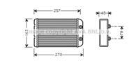 Радиатор отопителя FIAT: BRAVO 1.4/1.9 D MULTIJET/