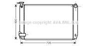 Радиатор LEXUS RX400H 3.3 A/T 06-