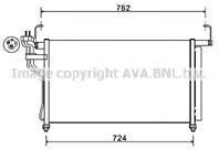 Радиатор кондиционера hyundai: h-1 cargo (tq) 2.5