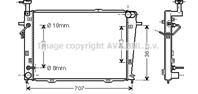 67479 радиатор hn tucson ka sportage. 2004- 2 0i 2 7i m a + -c