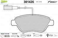 Колодки торм. пер FIAT ALFA ROMEO Mito 0.9/1.4 08/08&gt FIAT 500 1.4 07/07&gt FIAT Bravo 1.4/1.9D 04/07...