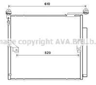 AVA TO5677D_радиатор кондиционера! Lexus GX Toyota Land Cruiser/Land Cruiser Prado 3.0/4.6i/TDi 03&gt