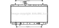 AVA SZ2063_радиатор системы охлаждения! АКПП Suzuki Liana 1.3/1.6 01&gt