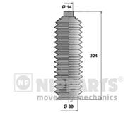 NIPPARTS J2843000 Пыльник рулевой тяги MAZDA 323