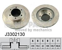 J3302130_диск тормозной передний! Toyota Land Cruiser 90 96&gt