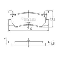 Колодки тормозные дисковые