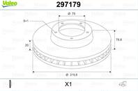 VL297179_диск тормозной задний! BMW X5/X6 3.0i/3.0-3.5D 07&gt